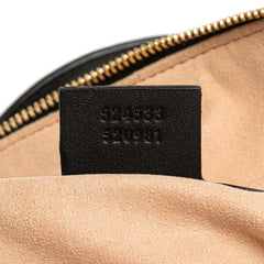 Medium Suede Ophidia Web Dome Satchel
