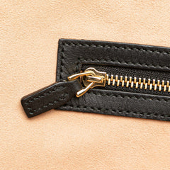 Medium Suede Ophidia Web Dome Satchel