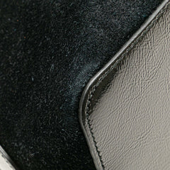 Medium Suede Ophidia Web Dome Satchel