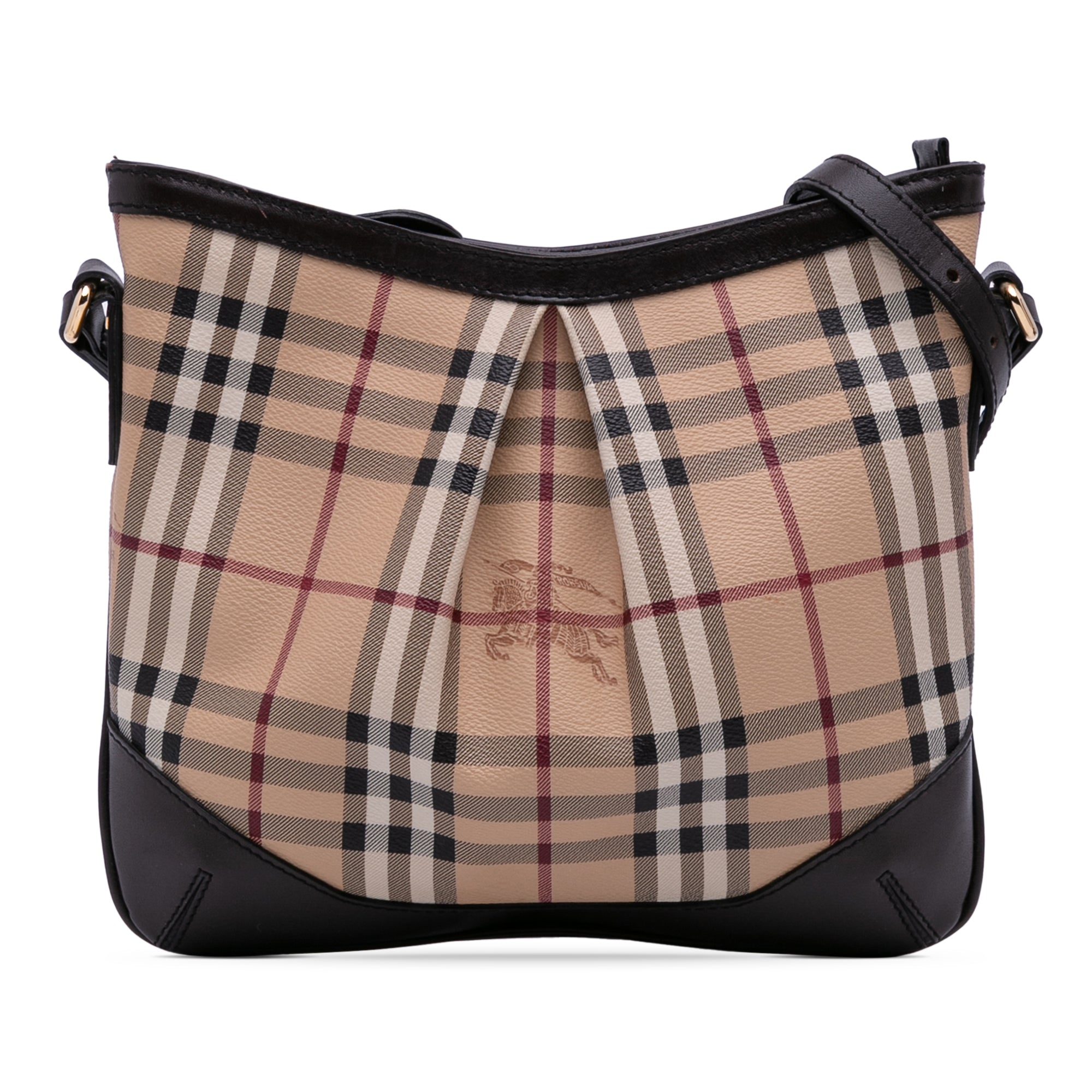 Medium Haymarket Check Coated Canvas Hartham Crossbody