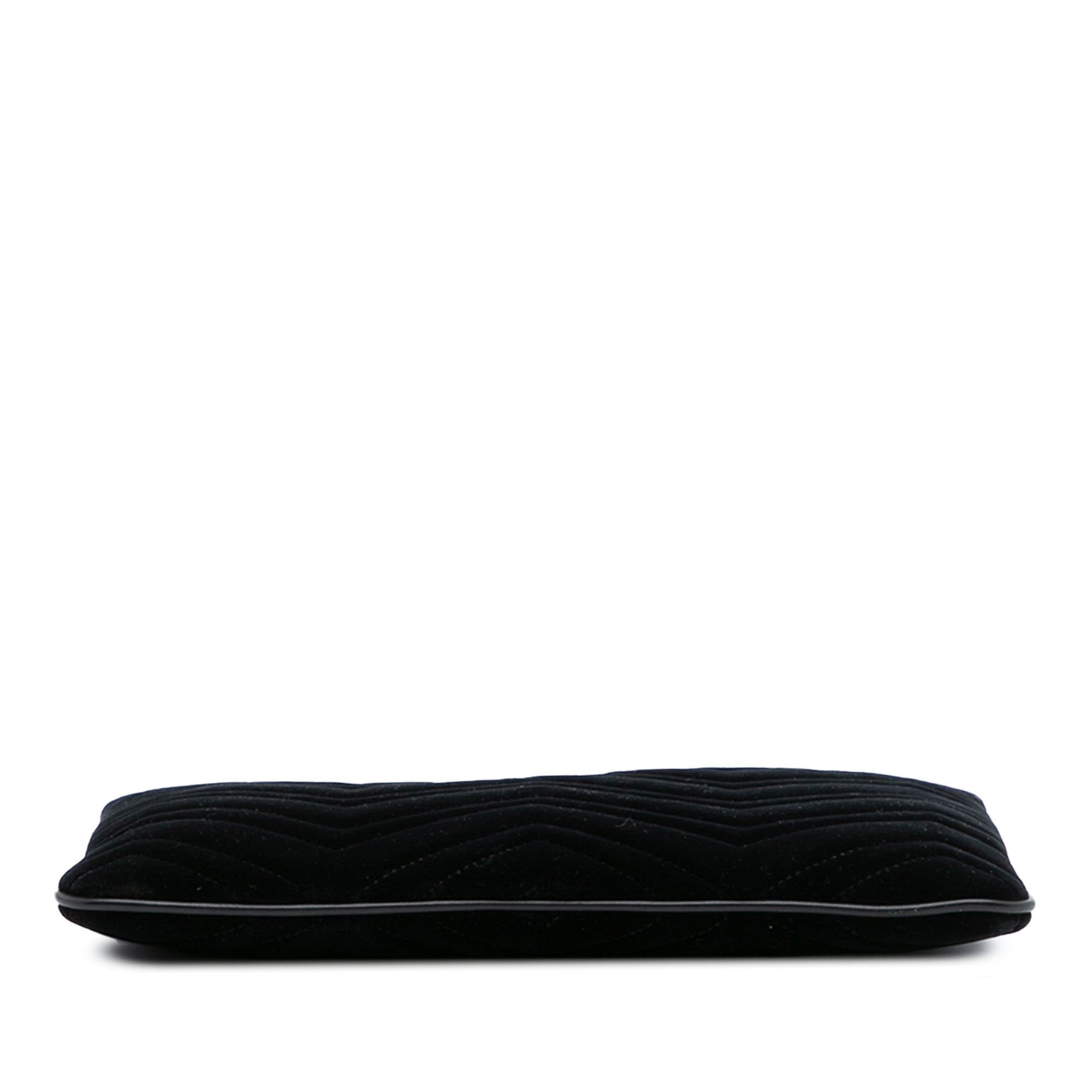 GG Marmont Matelasse Velvet Clutch