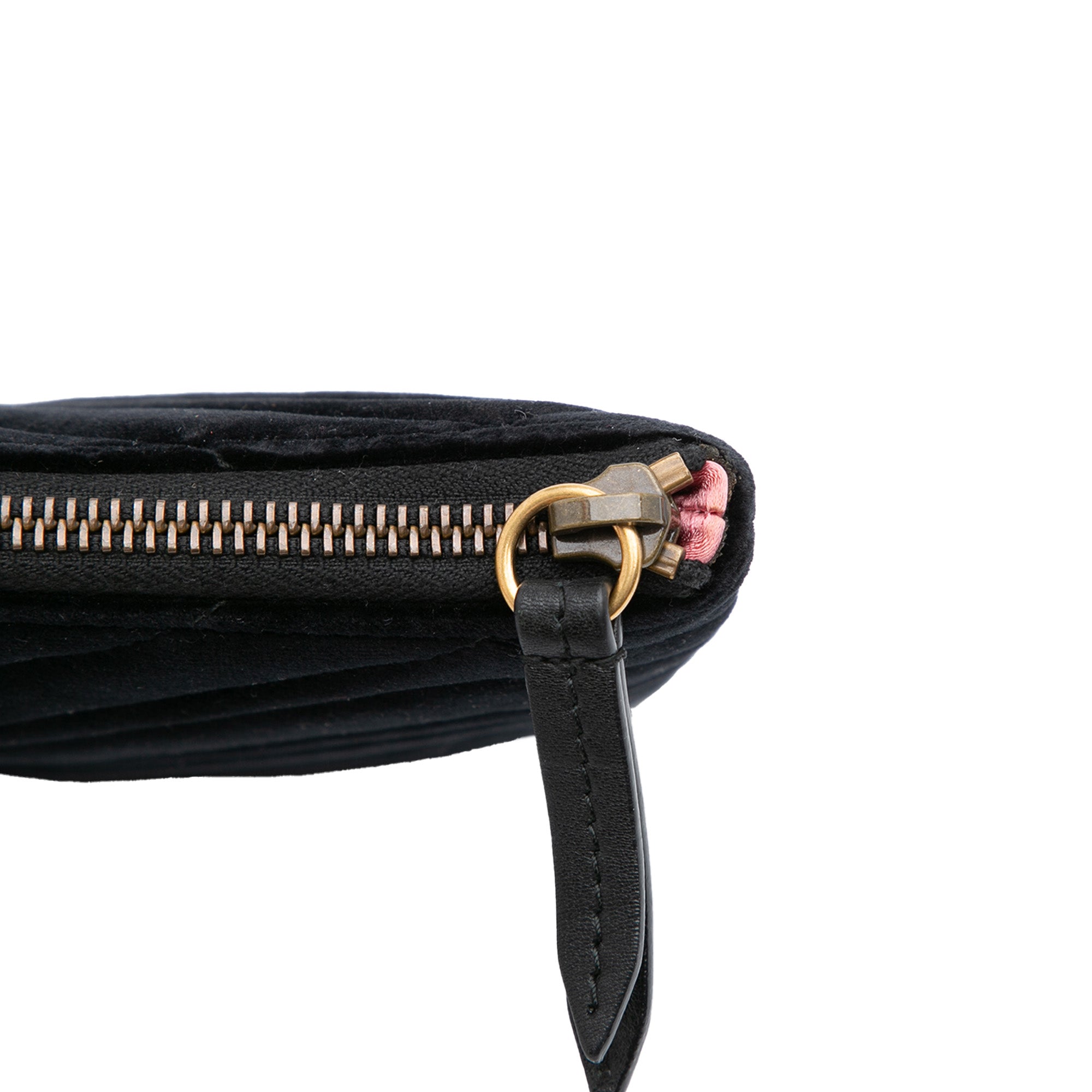 GG Marmont Matelasse Velvet Clutch