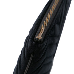 GG Marmont Matelasse Velvet Clutch