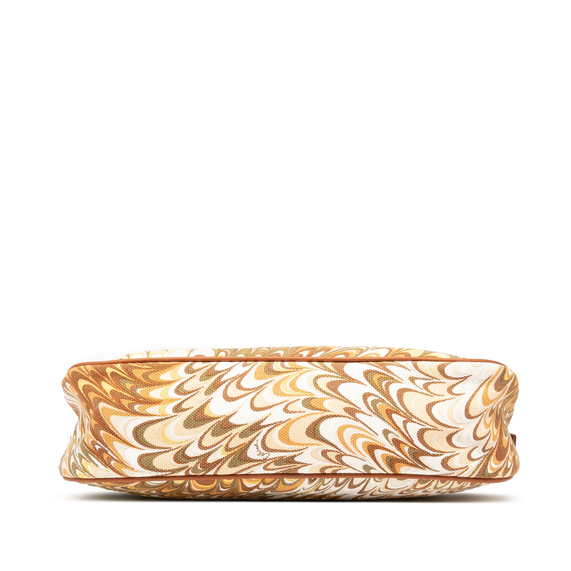 Printed Canvas Shoulder Bag