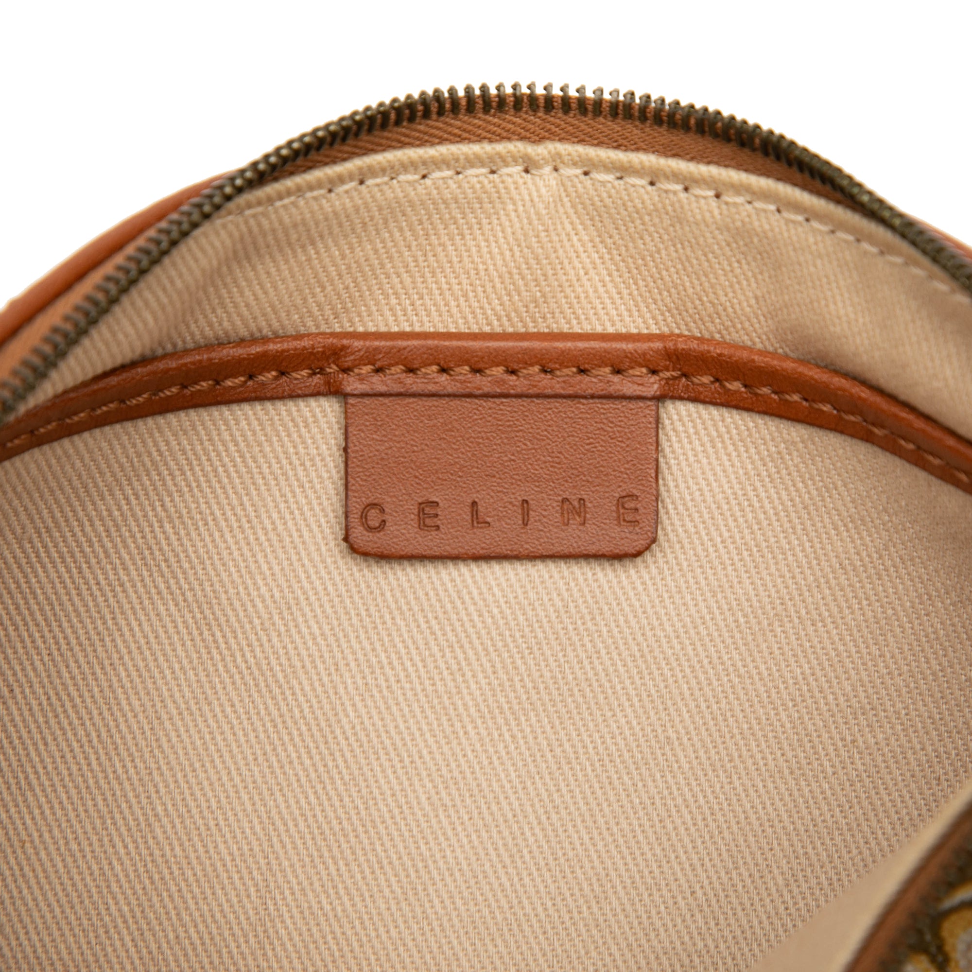 Printed Canvas Shoulder Bag