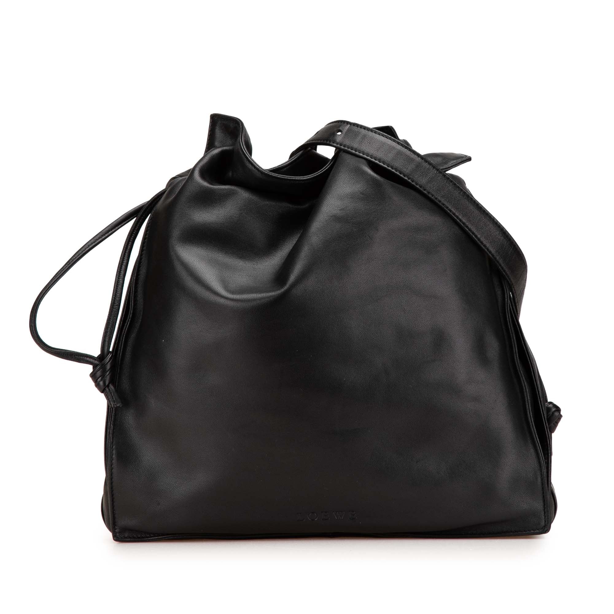Nappa Flamenco Drawstring Crossbody