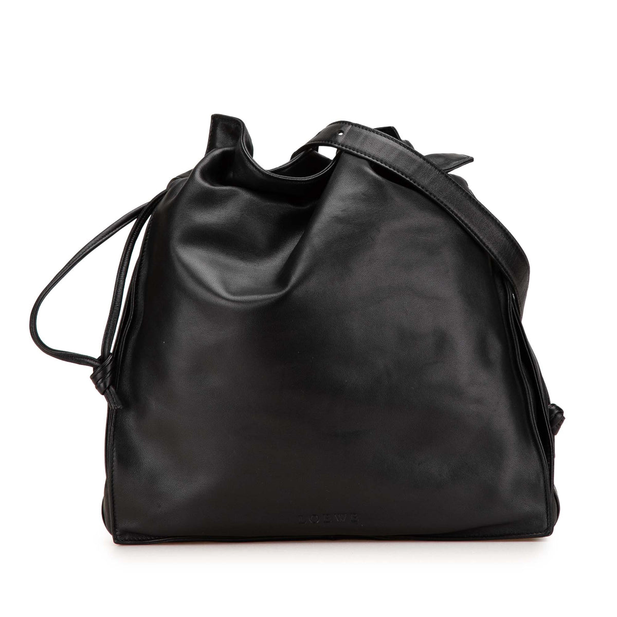 Nappa Flamenco Drawstring Crossbody