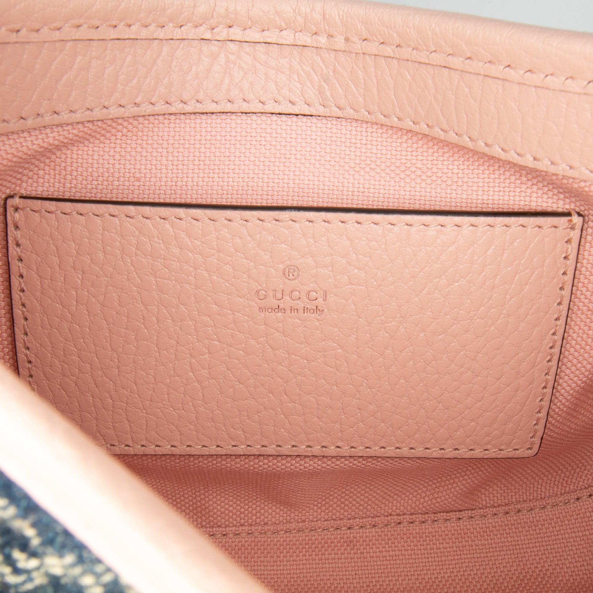 Limited Edition Mini GG Denim Embroidered Floral Jackie 1961 Crossbody