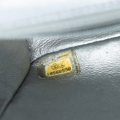 Small Quilted Metallic Lambskin Single Flap