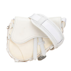 Sacai Technical Fabric and Leather Saddle Bag_0