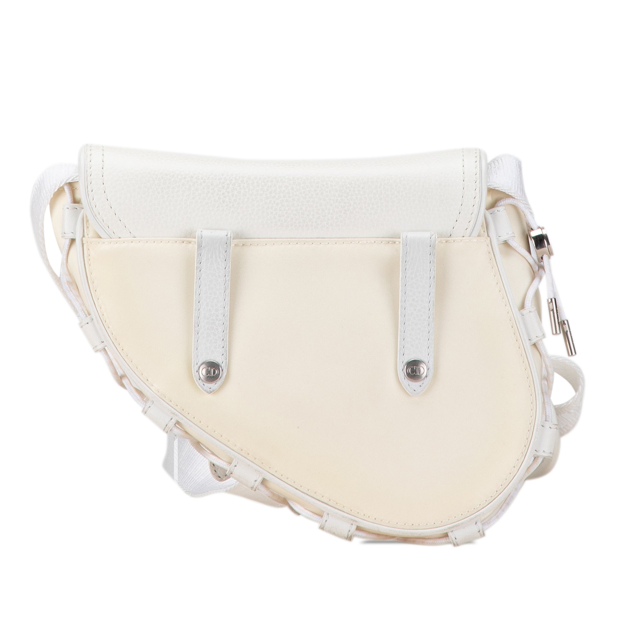 Sacai Technical Fabric and Leather Saddle Bag_2