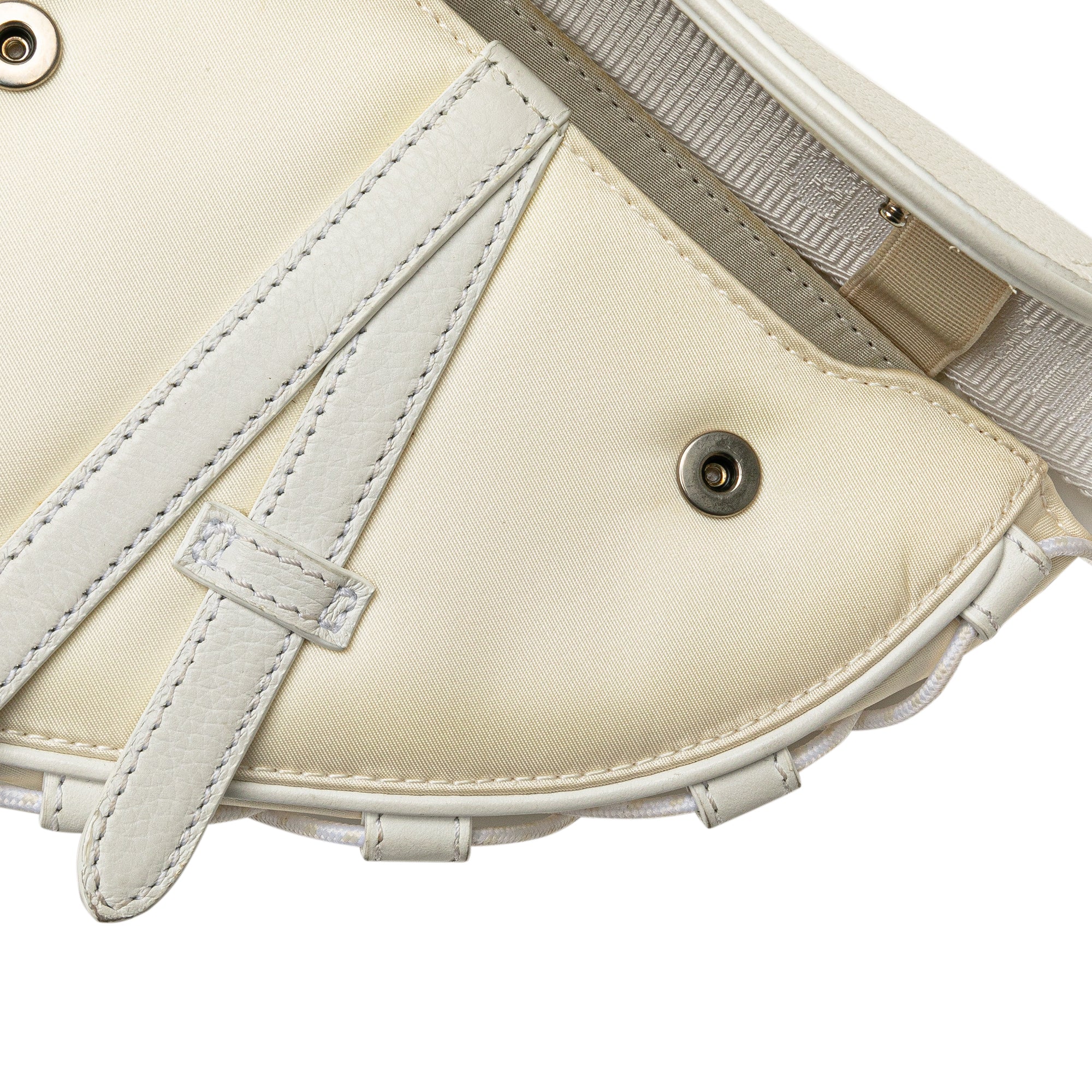 Sacai Technical Fabric and Leather Saddle Bag_8