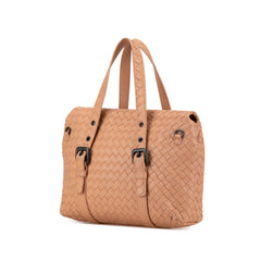 Intrecciato Flap Satchel