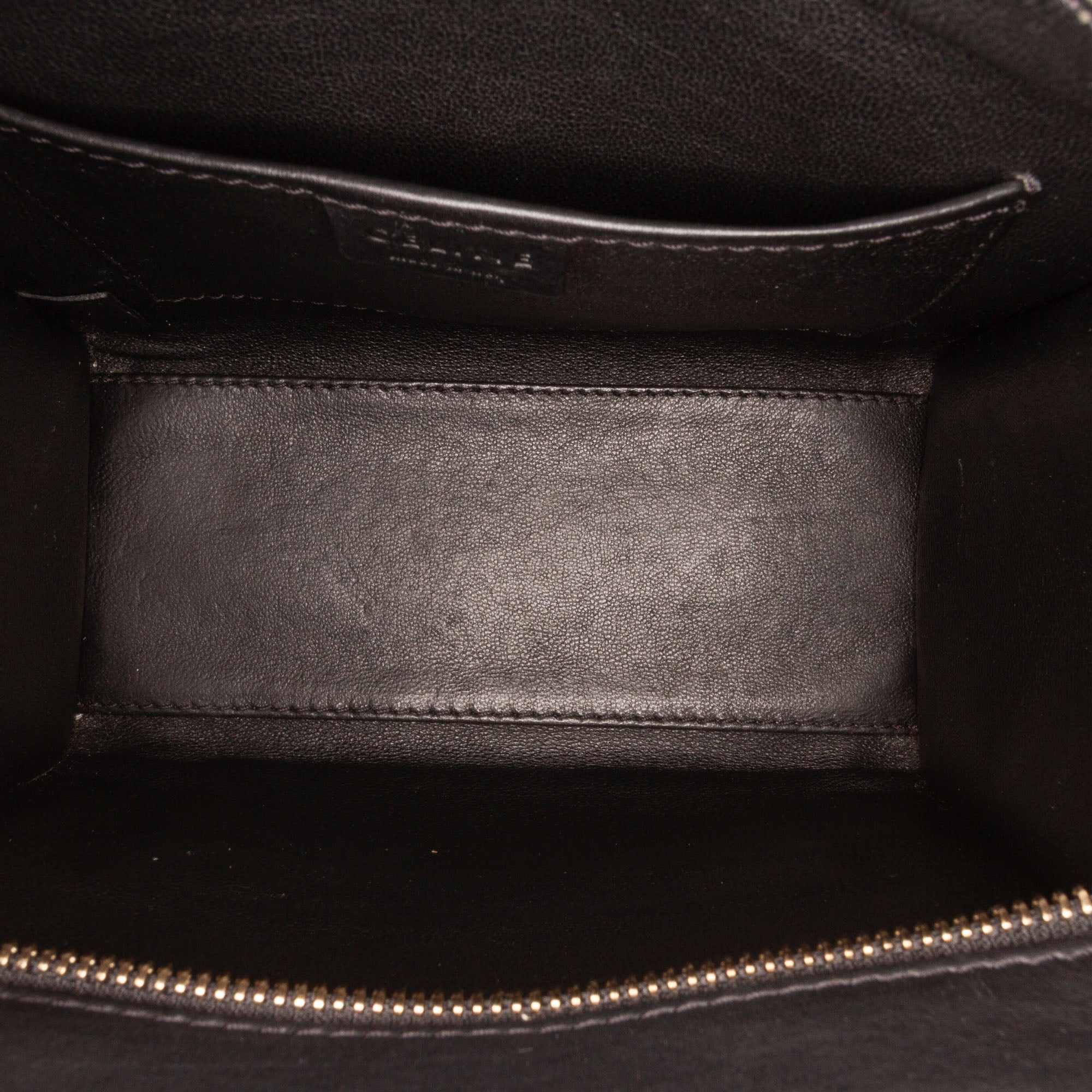 Nano Tricolor Leather Luggage Tote