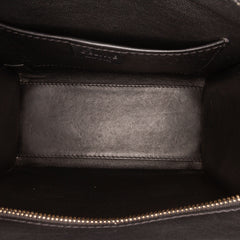 Nano Tricolor Leather Luggage Tote