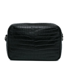 Croc Embossed Monogram Lou Camera Bag