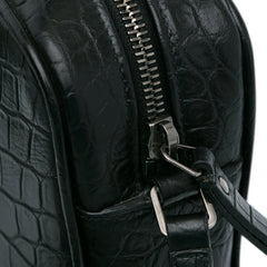 Croc Embossed Monogram Lou Camera Bag