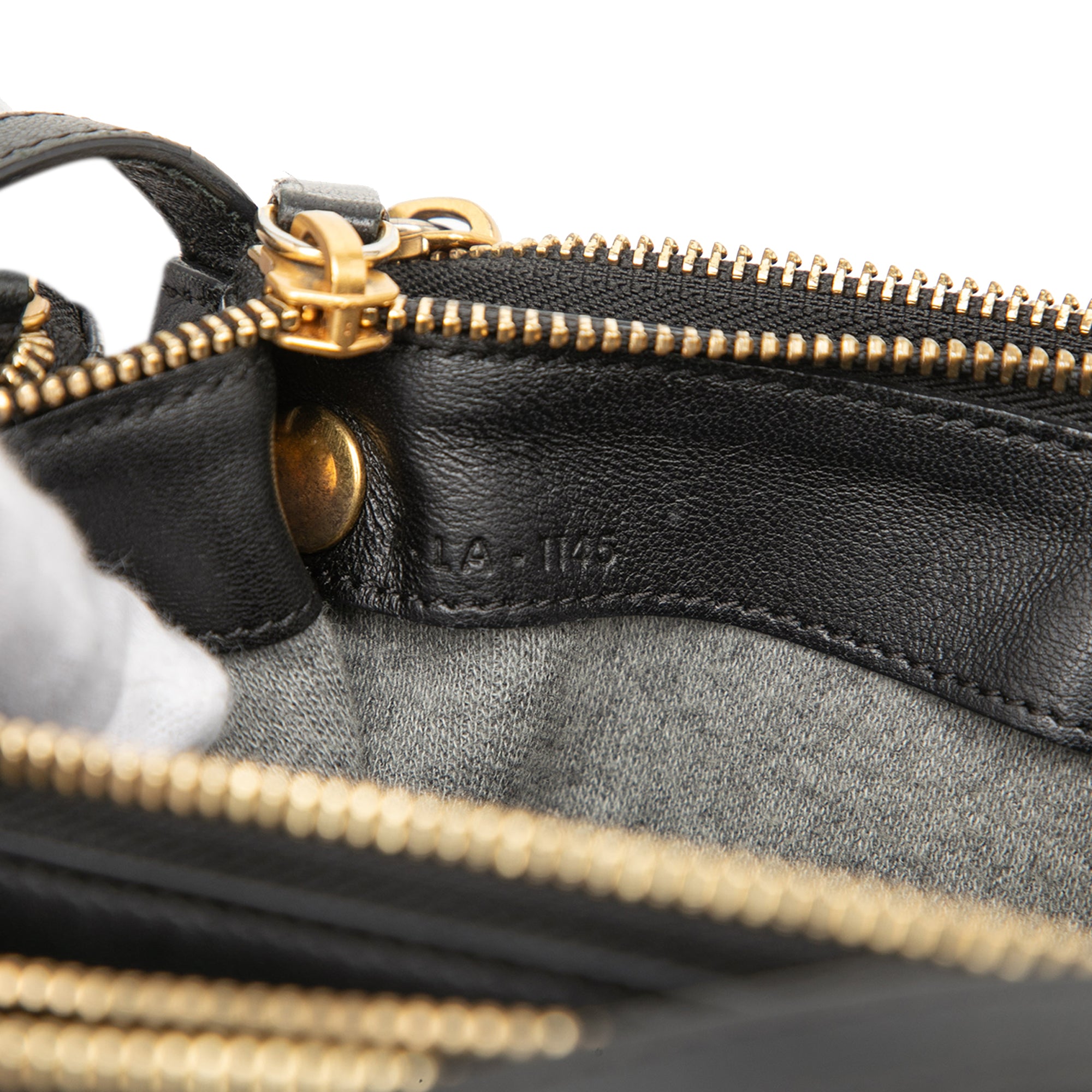 Large Lambskin Trio Crossbody