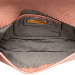 Goatskin Madras Crystal Studded Clutch