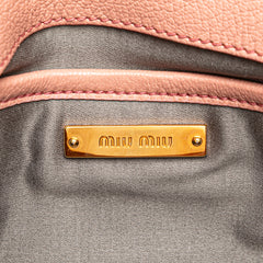 Goatskin Madras Crystal Studded Clutch