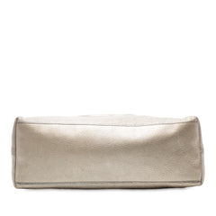 Medium Metallic Leather Soho Chain Tote