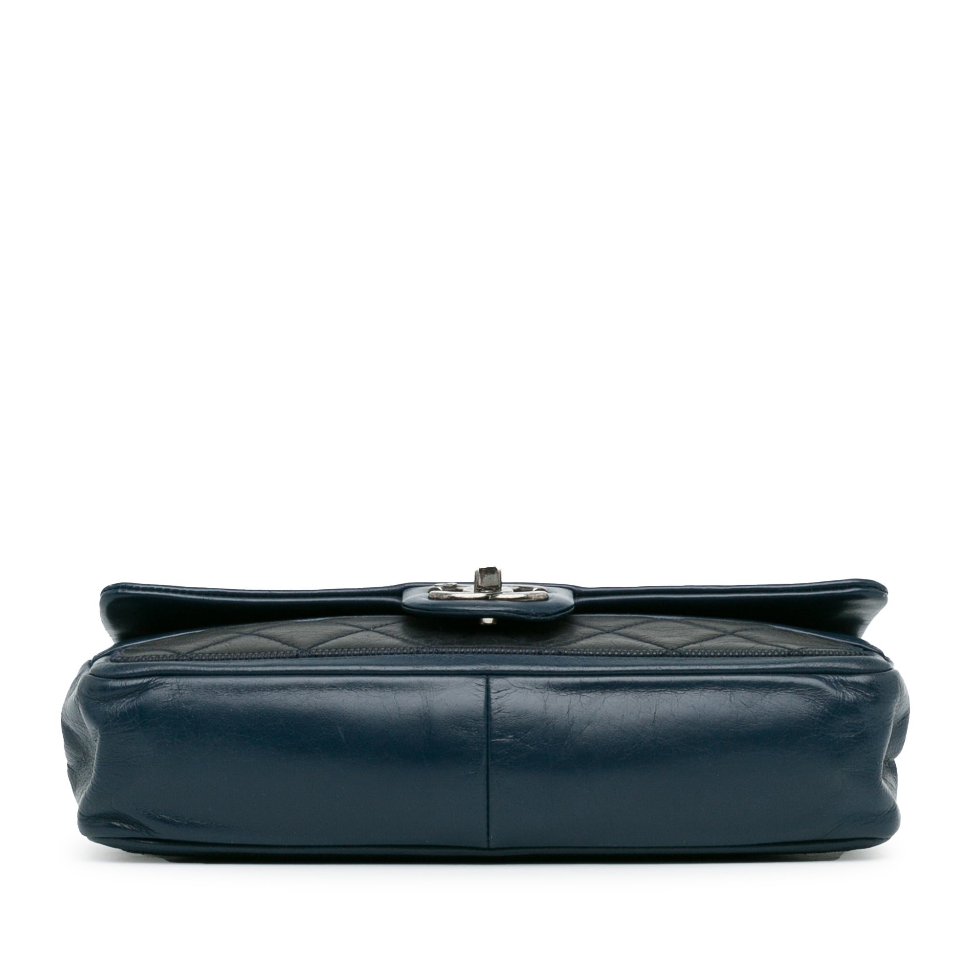 Medium Bicolor Lambskin Graphic Flap