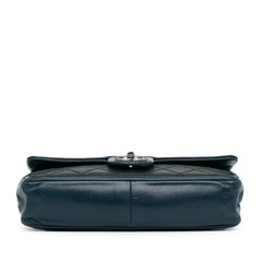 Medium Bicolor Lambskin Graphic Flap