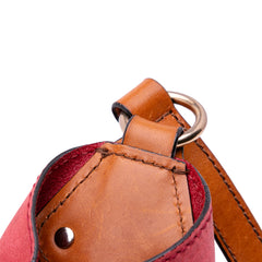 Small Mega Check Canvas and Suede Fringe Belgrove Bucket Bag