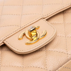 Medium Classic Caviar Double Flap