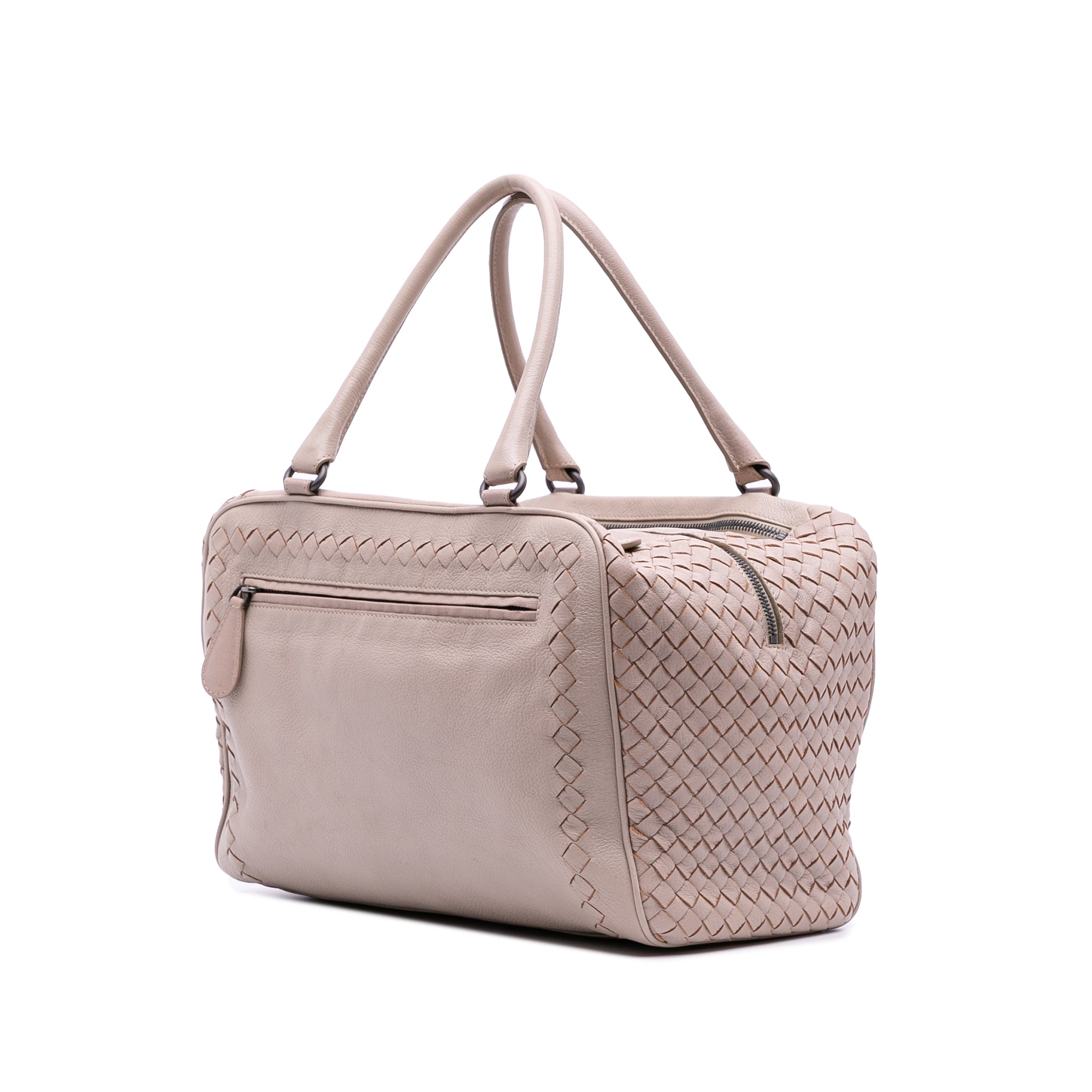 Madras Goatskin Intrecciato Sfumato Brera Bag