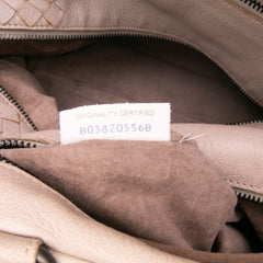 Madras Goatskin Intrecciato Sfumato Brera Bag