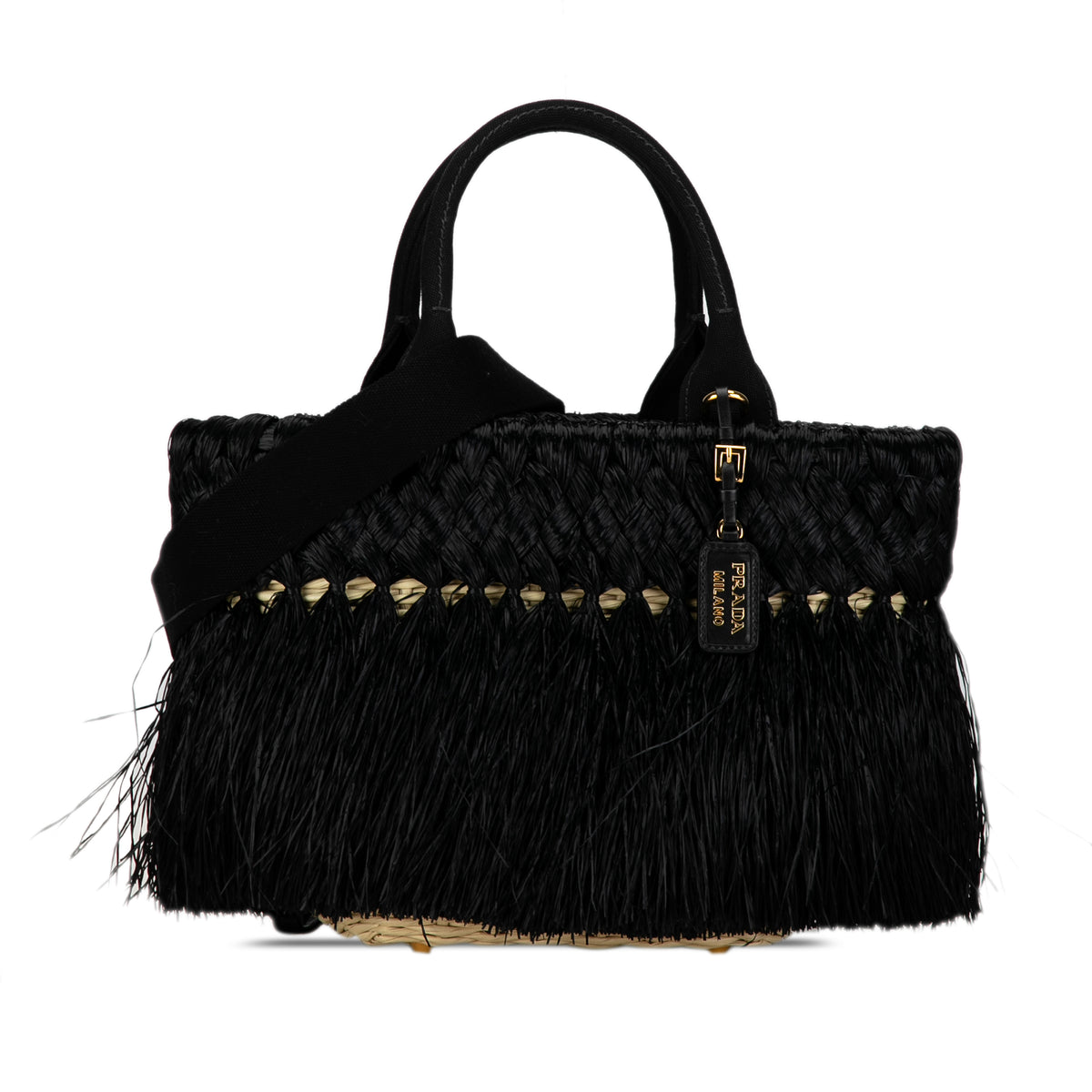 Fringed Raffia Satchel_0