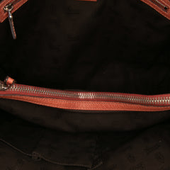 Medium Leather Bamboo Libeccio Tote