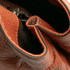 Medium Leather Bamboo Libeccio Tote
