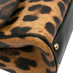 Leopard Print Miss Sicily Satchel_9