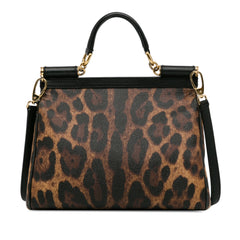 Leopard Print Miss Sicily Satchel_2