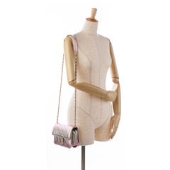 Mini Metallic Lambskin Like a Wallet Flap