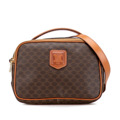 Macadam Coated Canvas Satchel