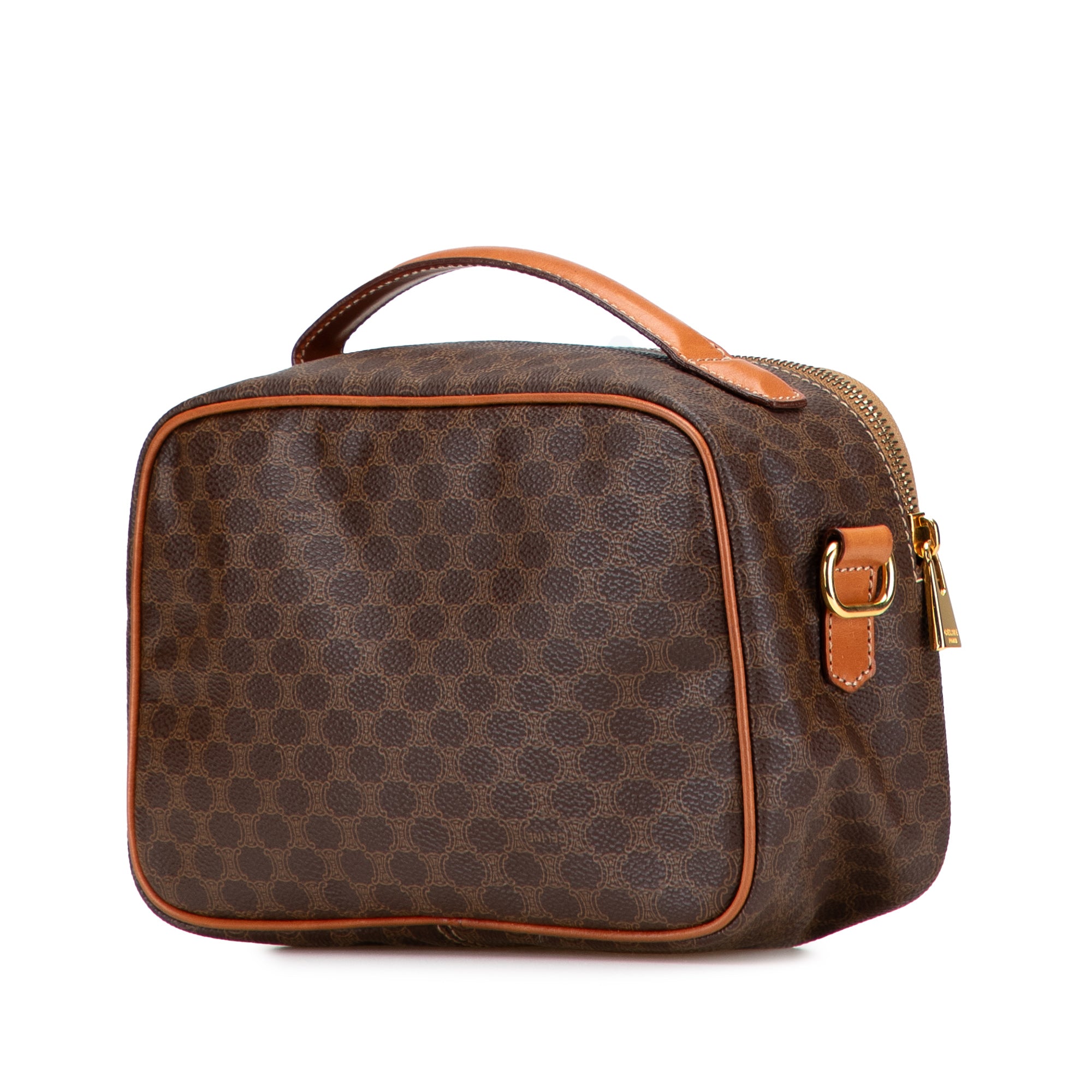 Macadam Coated Canvas Satchel