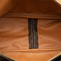 Macadam Coated Canvas Satchel