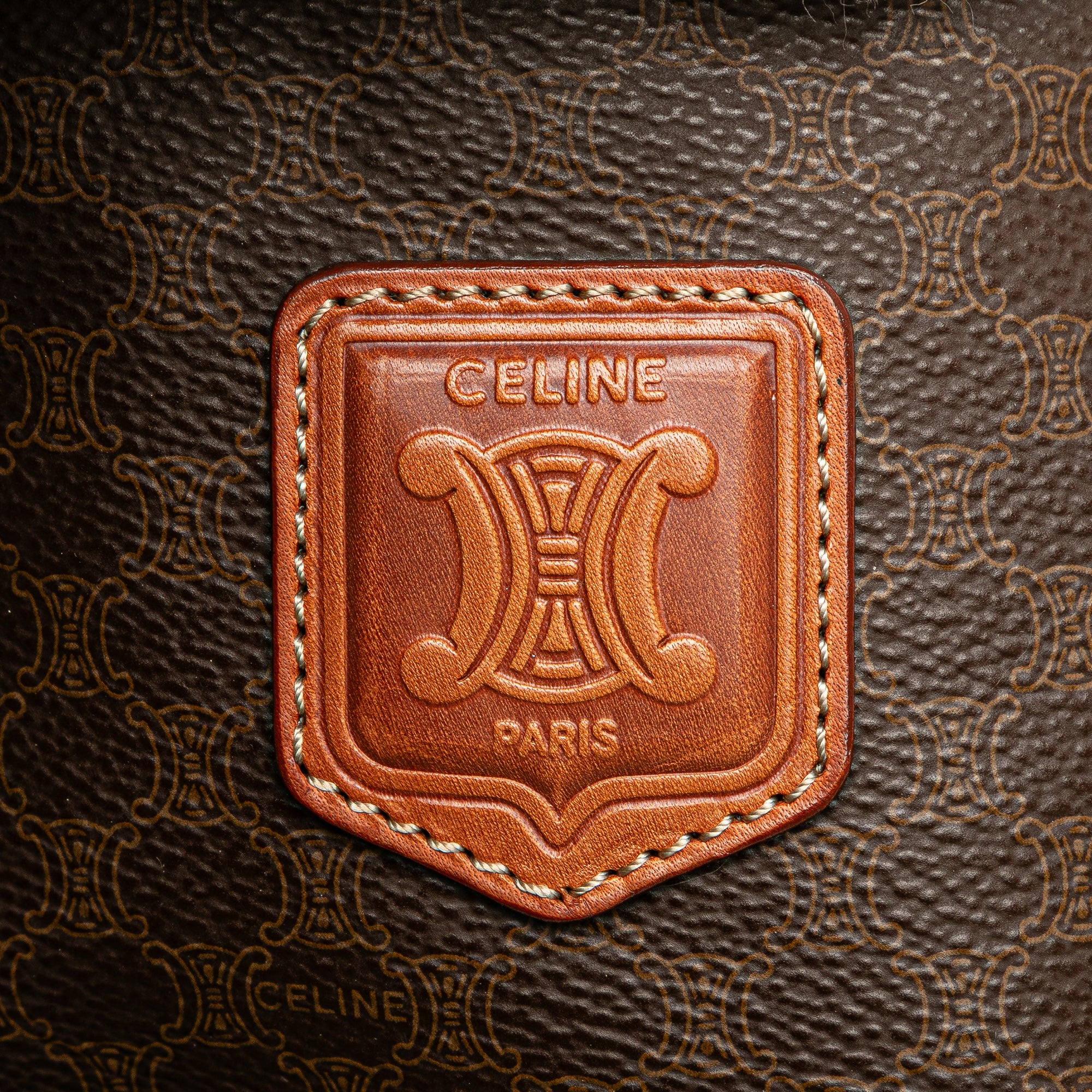 Macadam Coated Canvas Satchel