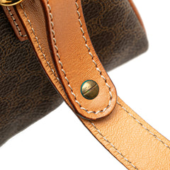 Macadam Coated Canvas Satchel