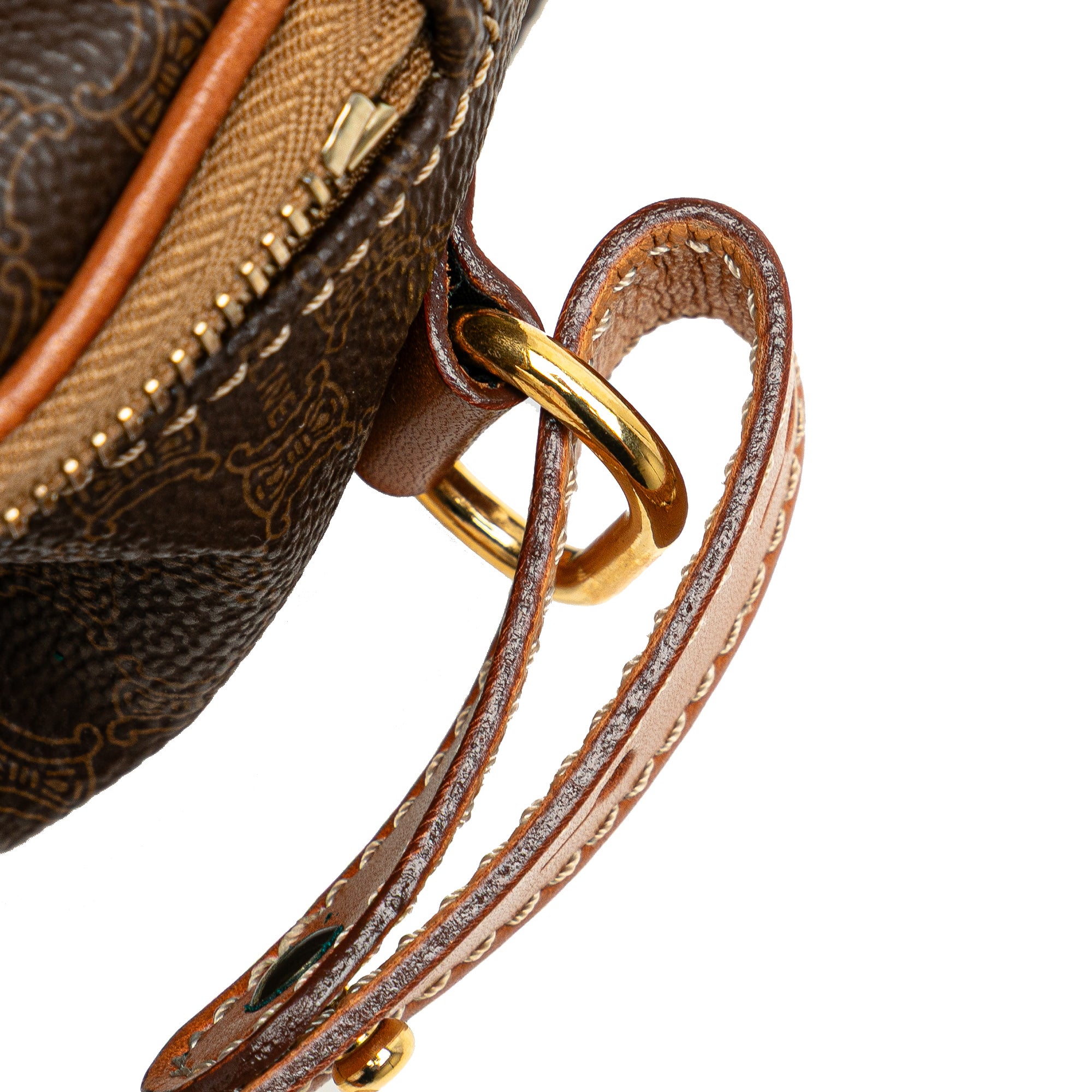 Macadam Coated Canvas Satchel