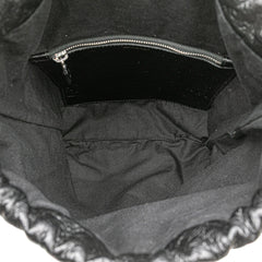 Lambskin Graffiti Explorer Drawstring Backpack