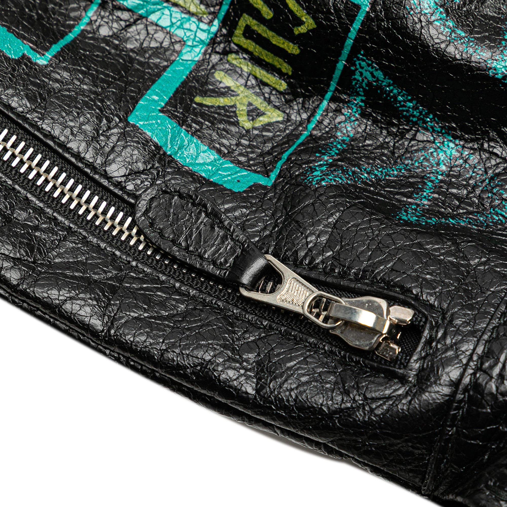 Lambskin Graffiti Explorer Drawstring Backpack