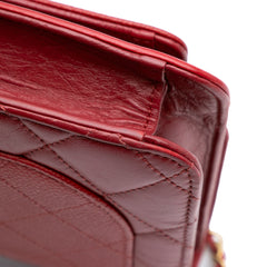 Small Quilted Calfskin and Caviar Chain Handle Flap