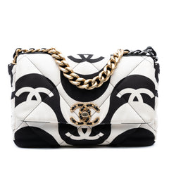 Medium Printed Silk 19 Flap