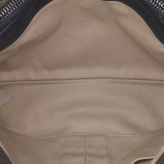 Small Quilted Calfskin and Tweed Top Handle Tote