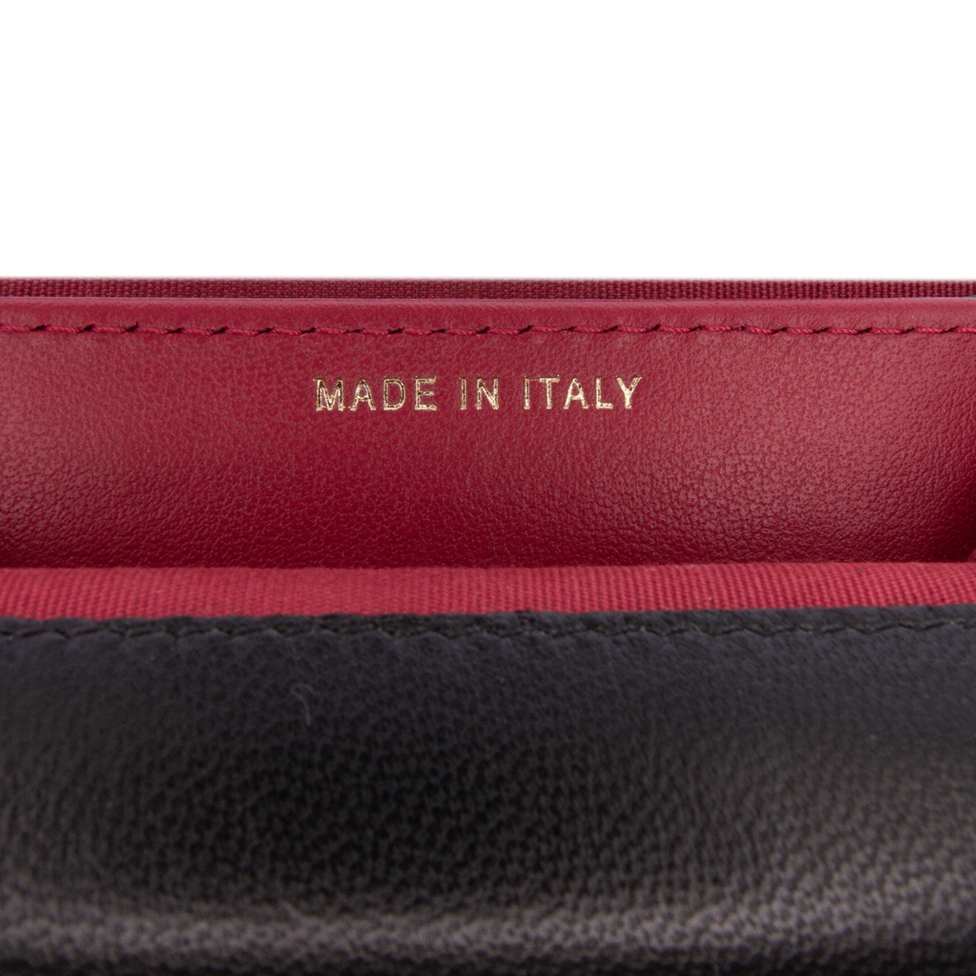 Lambskin 19 Flap Coin Purse With Chain