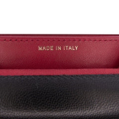 Lambskin 19 Flap Coin Purse With Chain